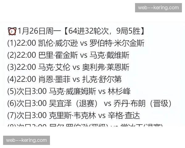 德国公开赛退赛名单解读:密集赛程致身体负荷成主因 德国公开赛退赛名单解读:密集赛程致身体负荷成主因